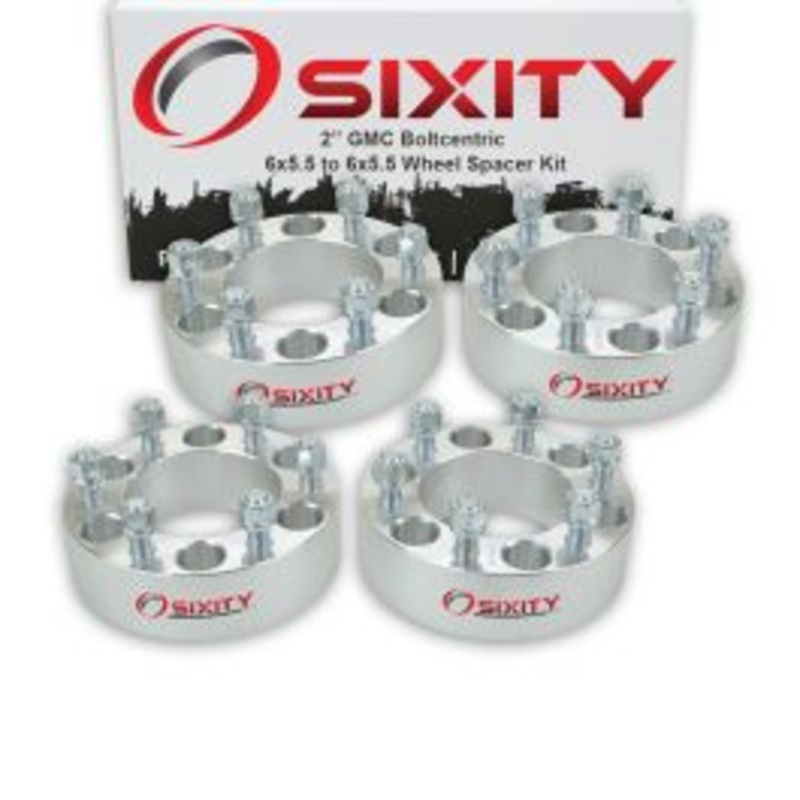 Sixity 4 pc 2" Thick Wheel Spacers - GMC Savana 1500 - 6x5.5