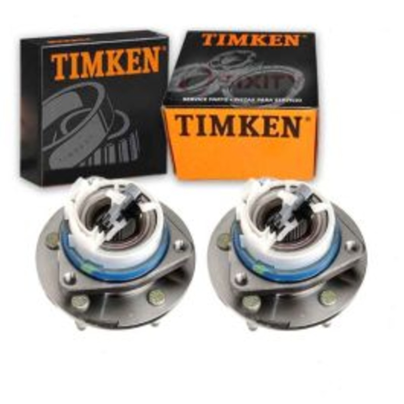 2 pc Timken Front Wheel Bearing Hub Assemblys for 2006-2011 Cadillac DTS