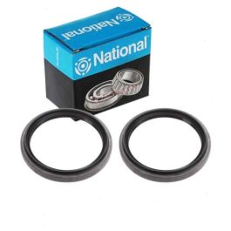 2 pc National Front Inner Wheel Seals for 1999-2000 Ford E-350 Super Duty