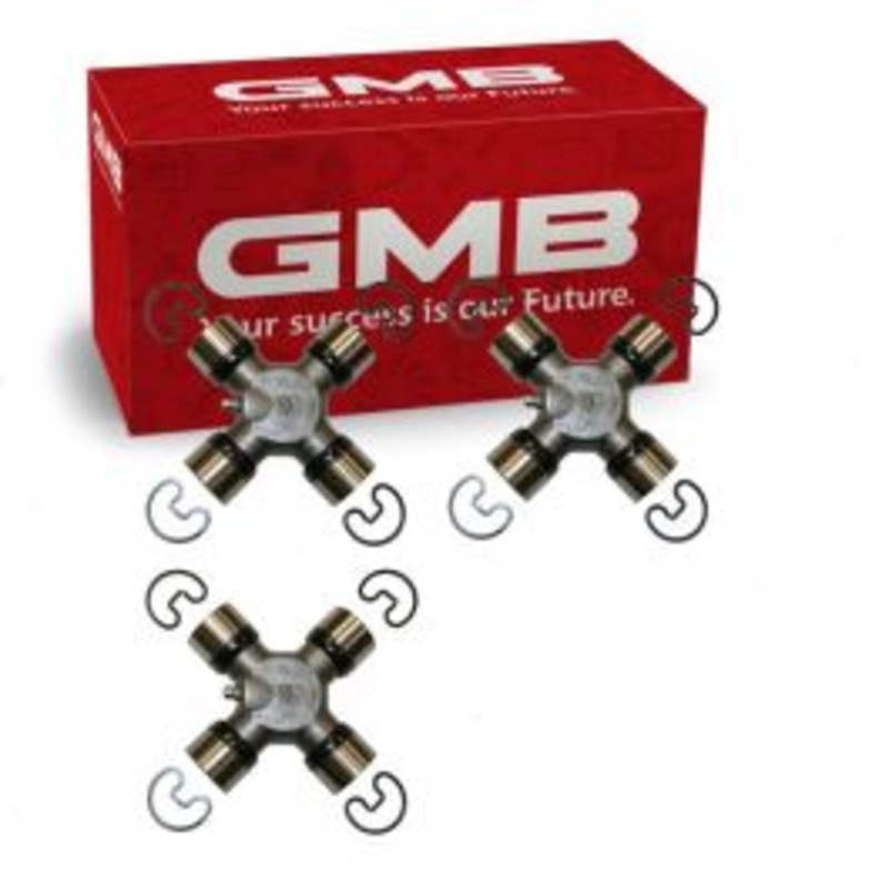 3 pc GMB Rear Shaft All Universal Joints for 1996-2009 Chevrolet Express 2500