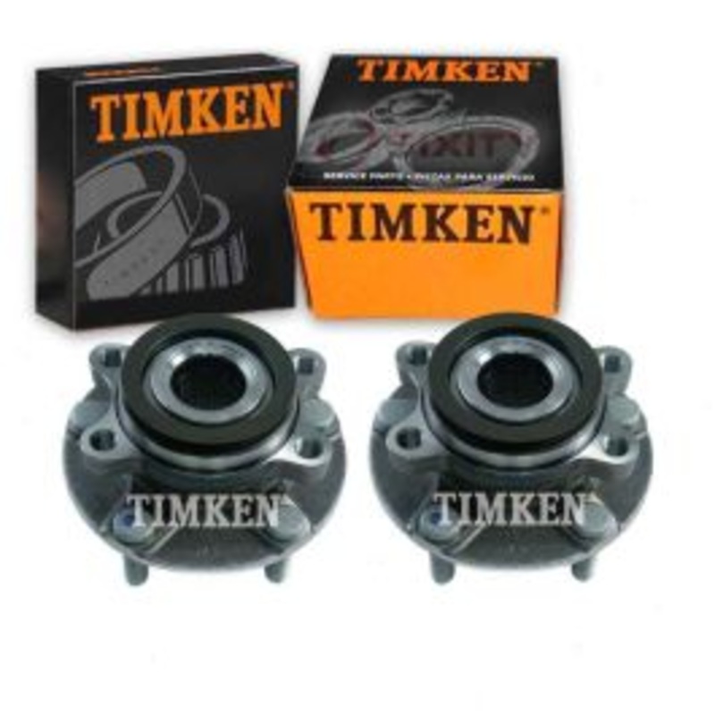 2 pc Timken Front Wheel Bearing Hub Assemblys for 2014-2015 Nissan Rogue Select