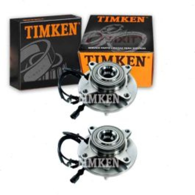 2 pc Timken Front Wheel Bearing Hub Assemblys for 2009-2010 Ford F-150