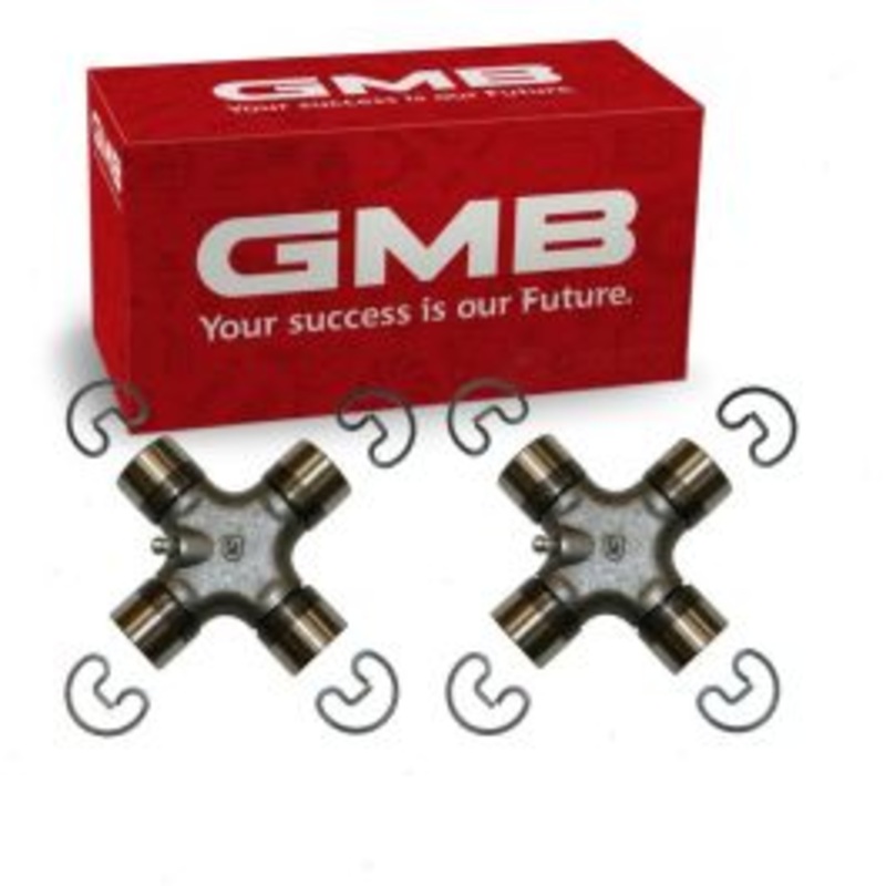2 pc GMB Front Shaft All Universal Joints for 1980-2007 Ford F-150
