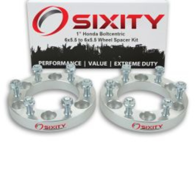 Sixity 2 pc 1" Thick Wheel Spacers - Honda Passport - 6x5.5