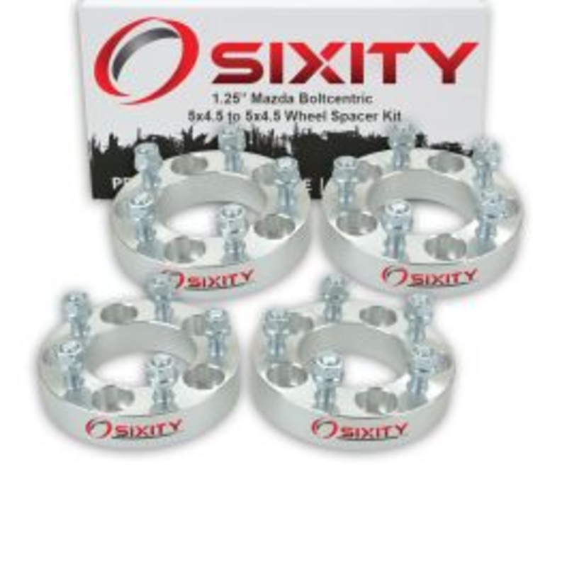 Sixity 4 pc 1.25" Thick Wheel Spacers - Mazda B2500 B3000 B4000 Navajo - 5x4.5