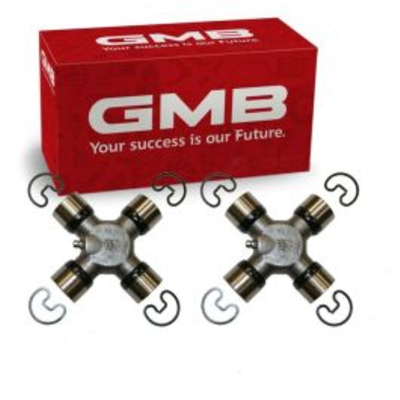 2 pc GMB Rear Shaft All Universal Joints for 1997-2002 Ford E-350 Econoline Club Wagon