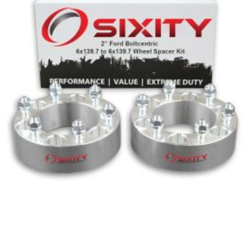 Sixity 2 pc 2" Thick Wheel Spacers - Ford Courier - 6x139.7mm