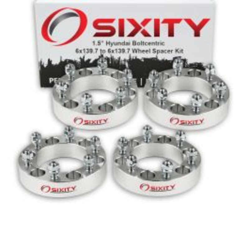 Sixity 4 pc 1.5" Thick Wheel Spacers - Hyundai Entourage - 6x139.7mm
