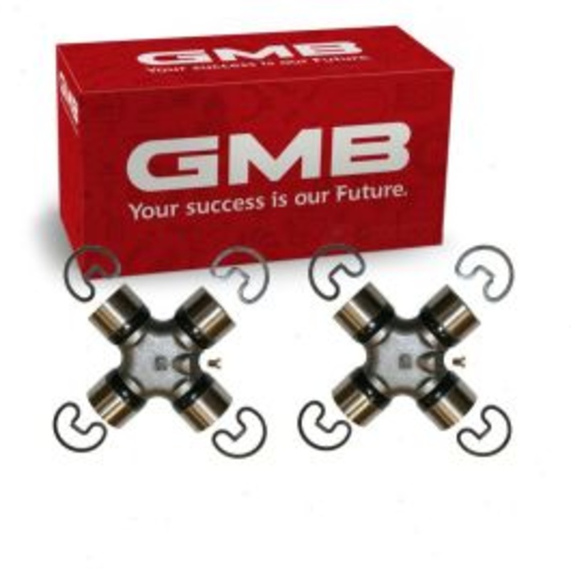 2 pc GMB Front Shaft Rear Center Universal Joints for 1991-1994 Oldsmobile Bravada