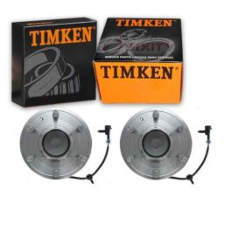 2 pc Timken Front Wheel Bearing Hub Assemblys for 2002-2005 Cadillac Escalade