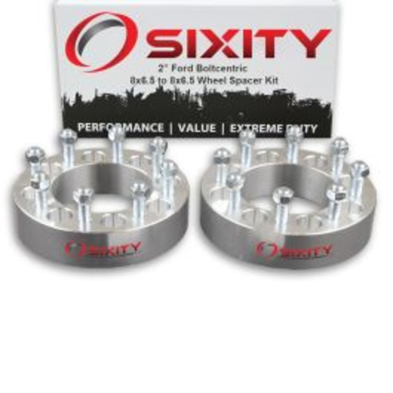 Sixity 2 pc 2" Thick Wheel Spacers - Ford F350 Pickup Truck - 8x6.5