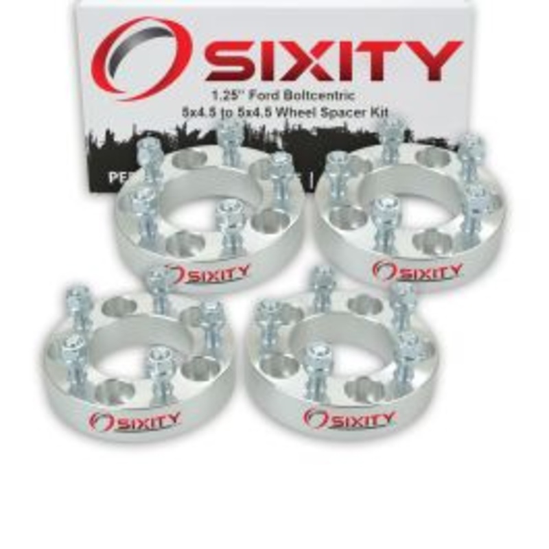Sixity 4 pc 1.25" Thick Wheel Spacers - Ford Crown Victoria Edge - 5x4.5