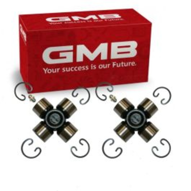 2 pc GMB Front Shaft All Universal Joints for 1983-1986 Dodge Power Ram 50