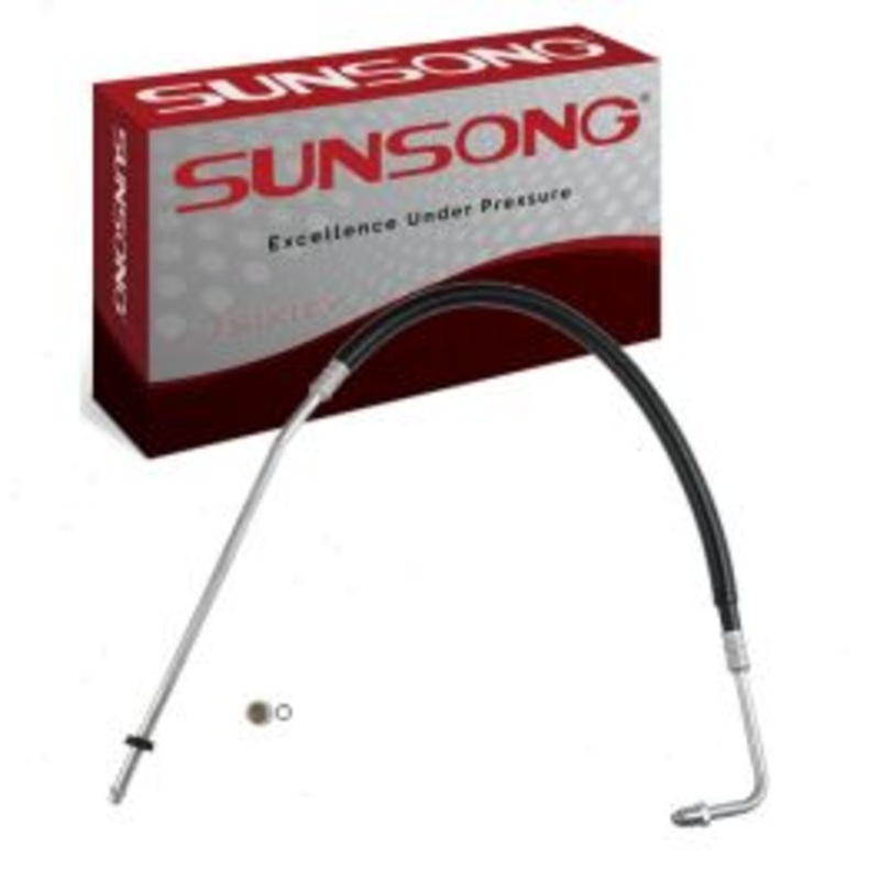 Sunsong Inlet Upper Engine Oil Cooler Hose Assembly for 1996-1999 Chevrolet K2500