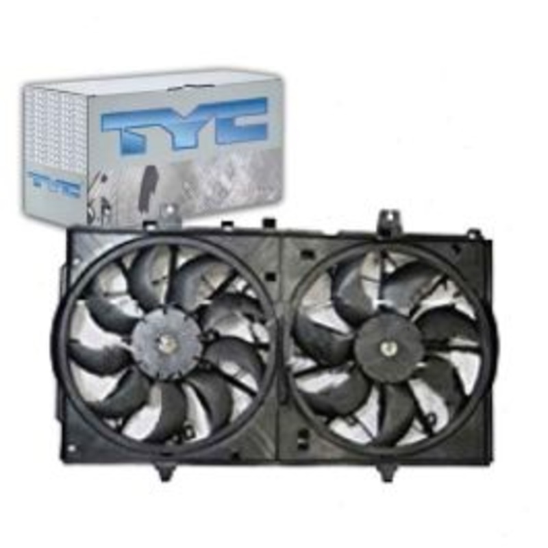 TYC Dual Radiator & Condenser Fan Assembly for 2014-2016 Nissan Rogue
