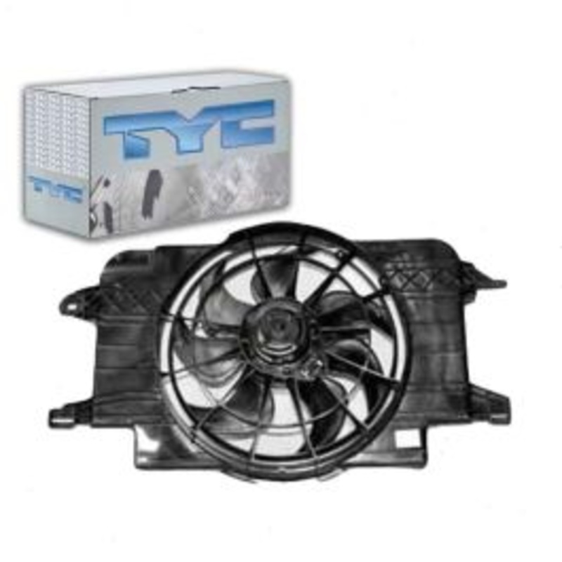 TYC Dual Radiator & Condenser Fan Assembly for 1994-2002 Saturn SC1