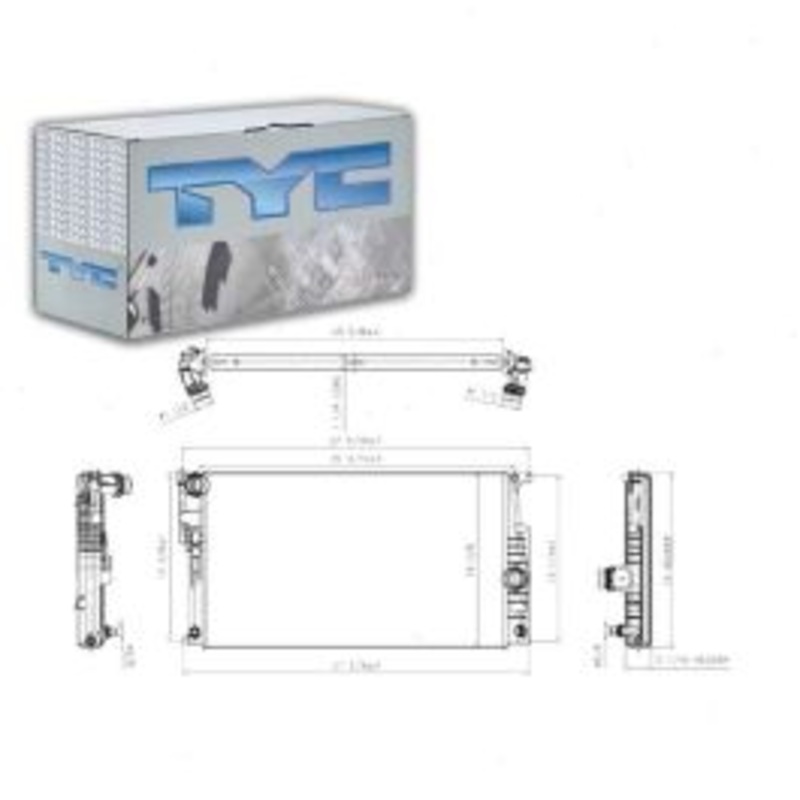 TYC Radiator for 2012-2013 BMW 335is 3.0L L6