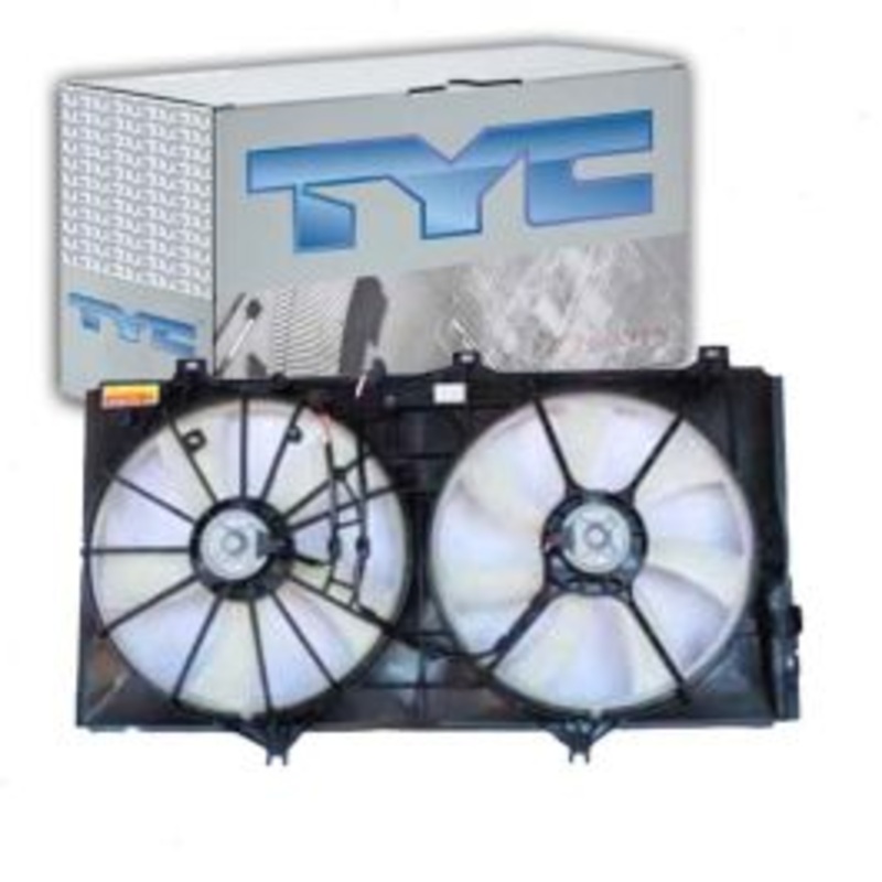 TYC Dual Radiator & Condenser Fan Assembly for 2007-2011 Toyota Camry 3.5L V6