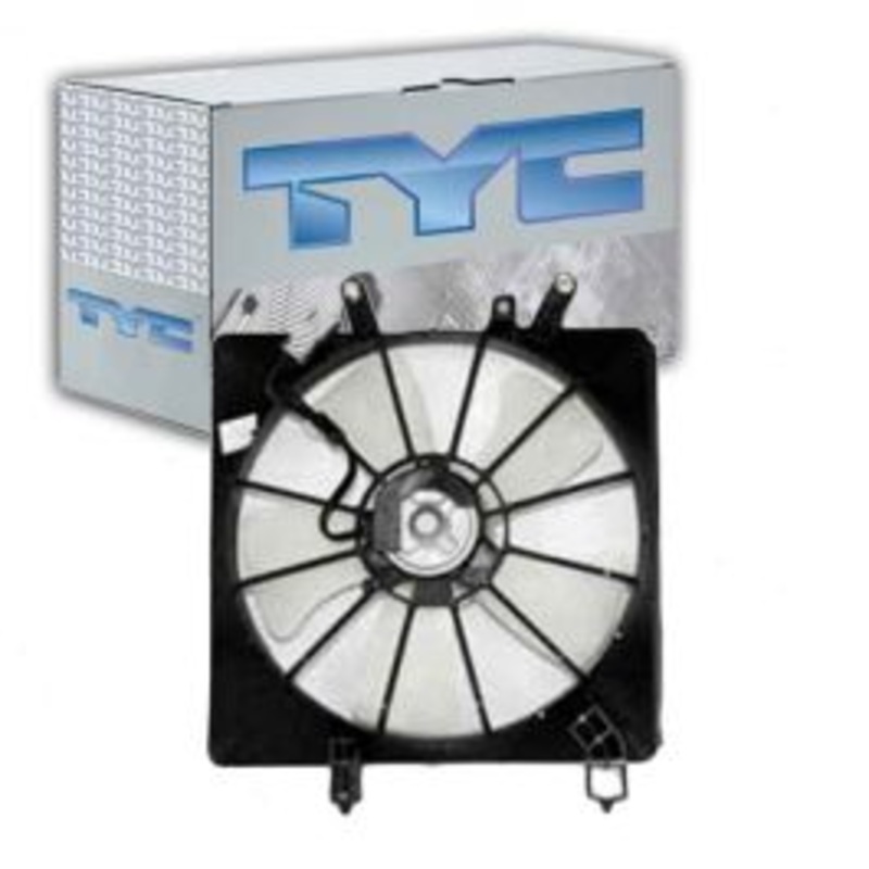TYC Right Engine Cooling Fan Assembly for 2001-2005 Honda Civic 1.7L L4