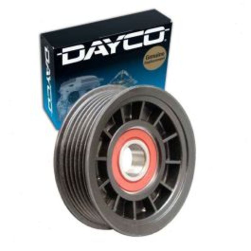 Dayco Alternator Water Pump Power Steering Drive Belt Tensioner Pulley for 2002-2007 Cadillac Escalade 5.3L 6.0L V8