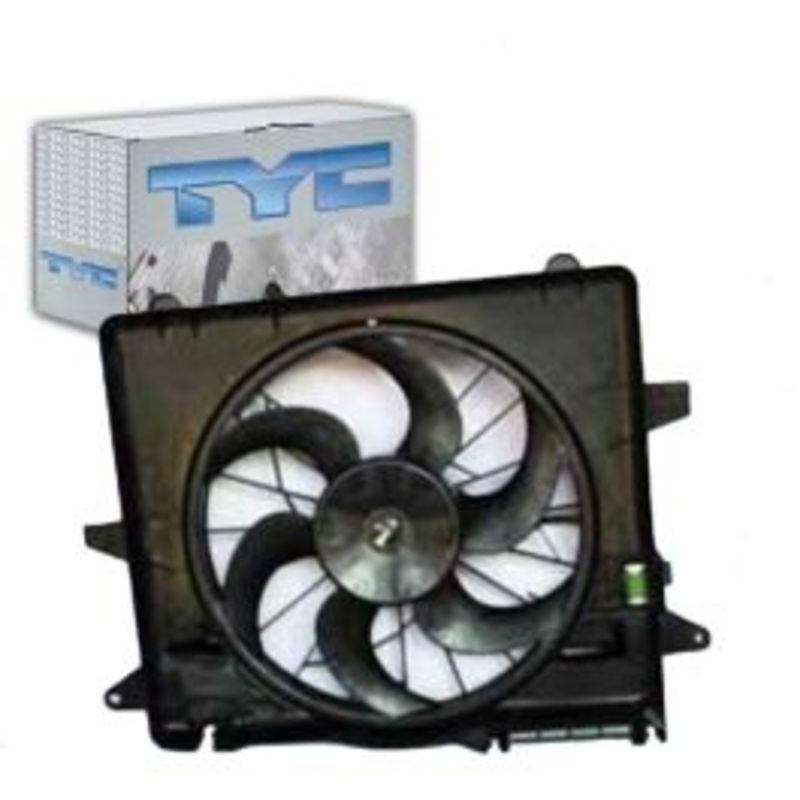 TYC 621070 Dual Radiator & Condenser Fan Assembly