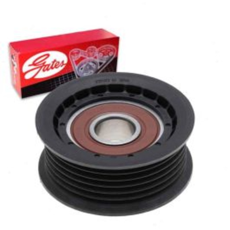 Gates DriveAlign Drive Belt Idler Pulley for 1998-2002 Mercedes-Benz E430 4.3L V8