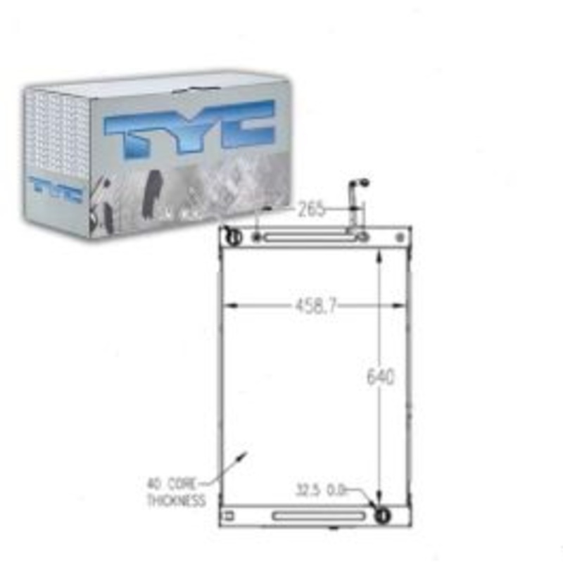 TYC Radiator for 2014-2015 Infiniti Q60 3.7L V6