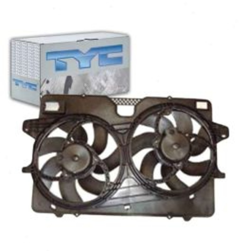 TYC 622410 Dual Radiator & Condenser Fan Assembly