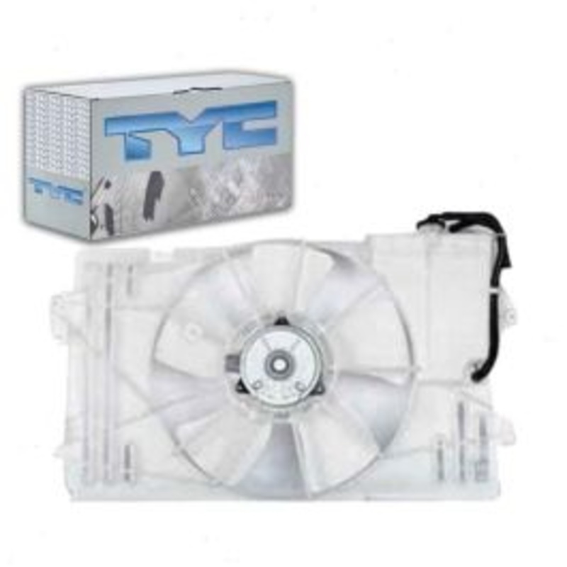 TYC Dual Radiator & Condenser Fan Assembly for 2003-2008 Pontiac Vibe
