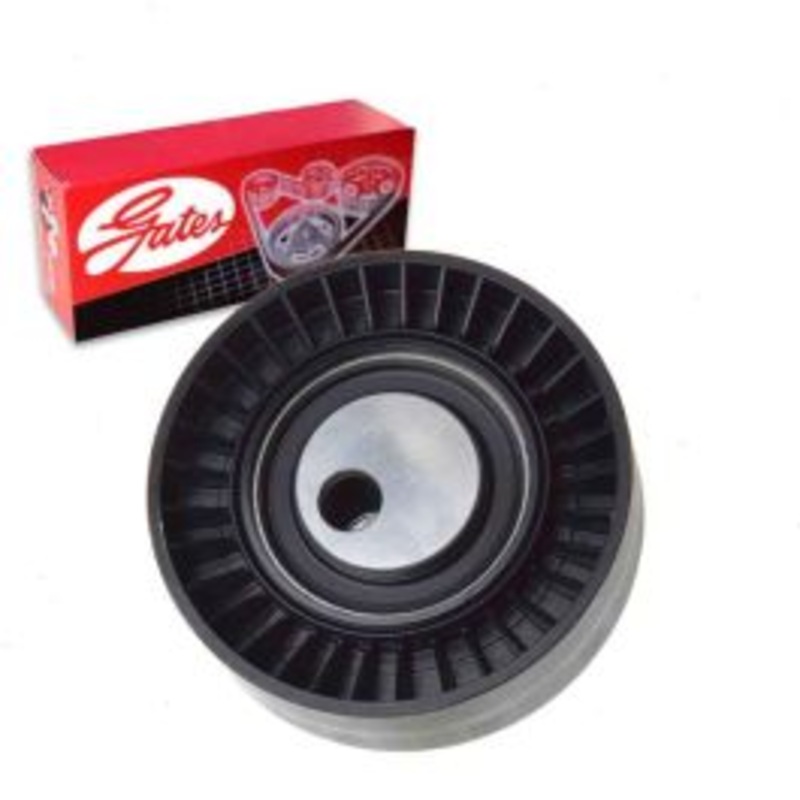 Gates DriveAlign Alternator Water Pump Power Steering Upper  Drive Belt Idler Pulley for 2003-2005 BMW Z4 2.5L 3.0L L6