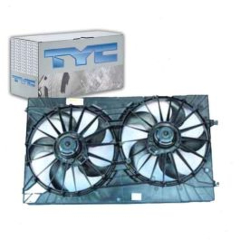 TYC Dual Radiator & Condenser Fan Assembly for 2007-2012 Dodge Caliber