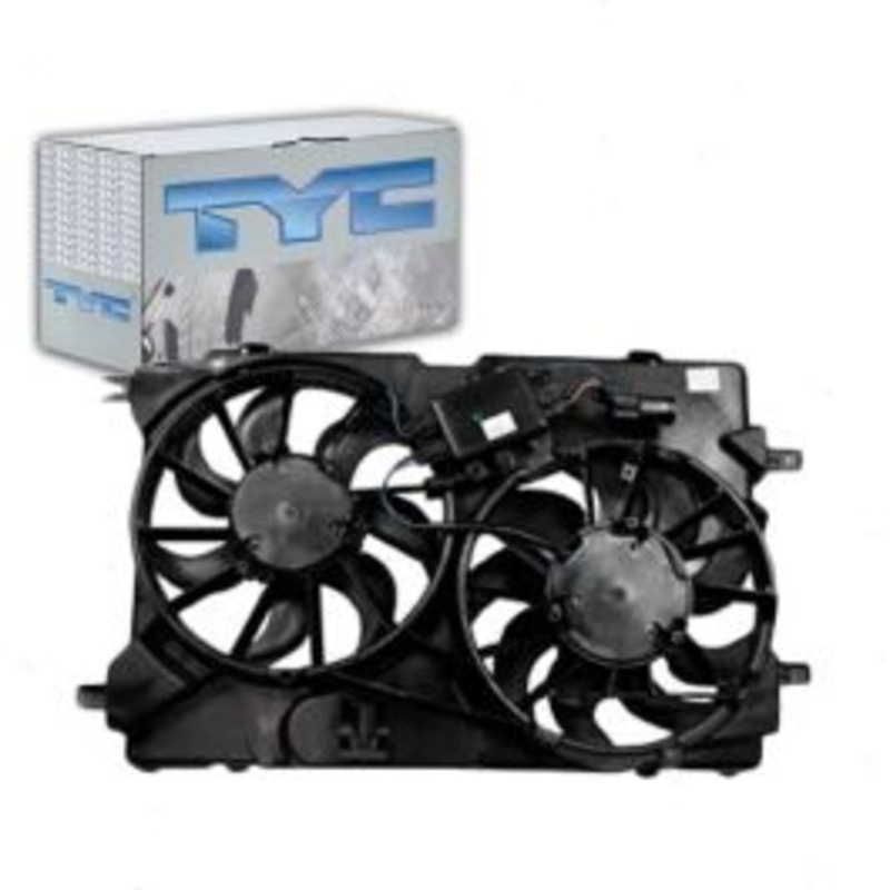 TYC Dual Radiator & Condenser Fan Assembly for 2010-2012 Lincoln MKZ