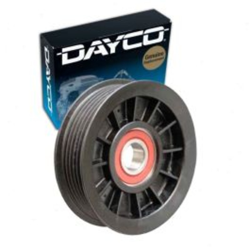 Dayco Grooved Pulley Drive Belt Idler Pulley for 2004 Ford F-150 Heritage 4.2L V6