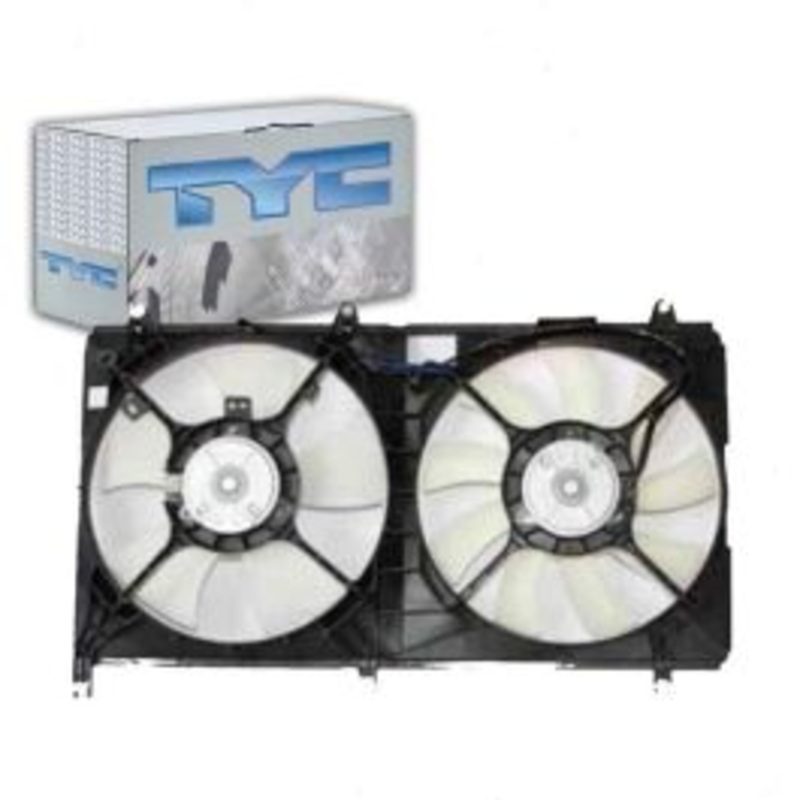 TYC 621650 Dual Radiator & Condenser Fan Assembly