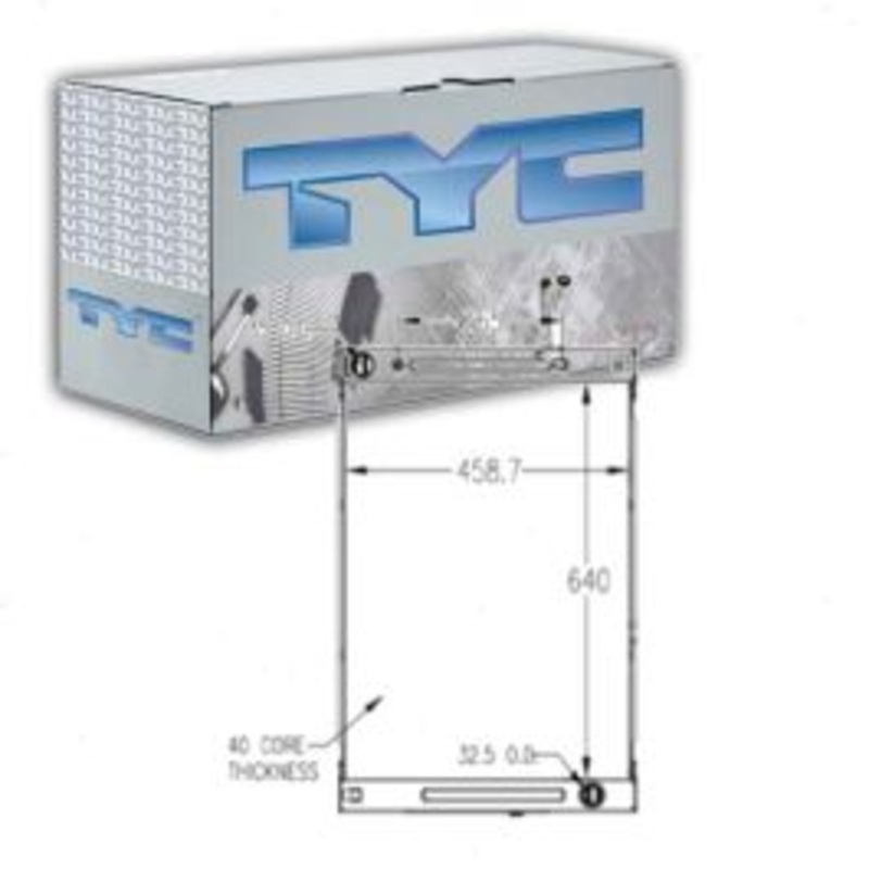 TYC Radiator for 2007-2008 Infiniti G35 3.5L V6