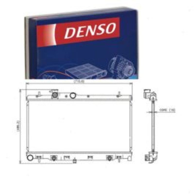 DENSO Radiator for 2003-2006 Subaru Baja 2.5L H4