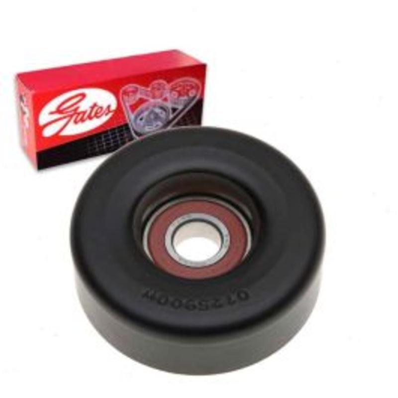 Gates DriveAlign Serpentine Drive Belt Idler Pulley for 2000-2002 GMC Yukon XL 1500 5.3L 6.0L V8