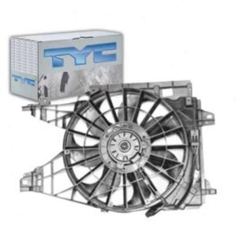 TYC 621950 Dual Radiator & Condenser Fan Assembly