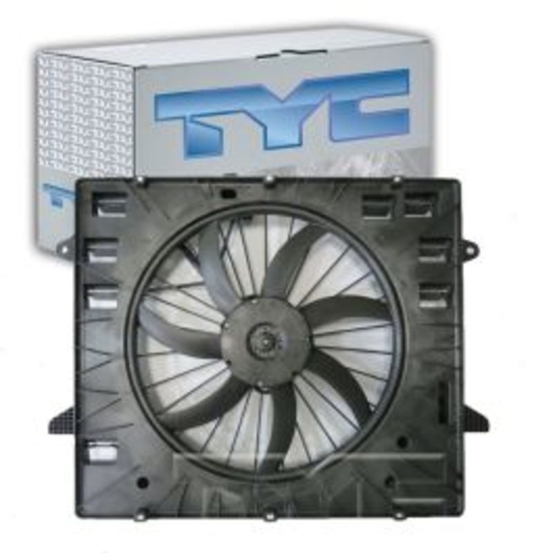 TYC Dual Radiator & Condenser Fan Assembly for 2018-2020 Buick Enclave