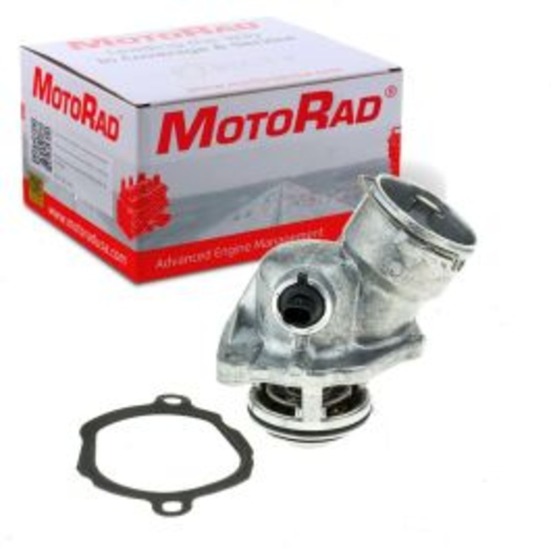 MotoRad Coolant Thermostat Housing Assembly for 2008-2012 Mercedes-Benz C300