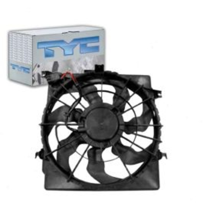TYC Dual Radiator & Condenser Fan Assembly for 2011-2013 Kia Optima 2.0L L4