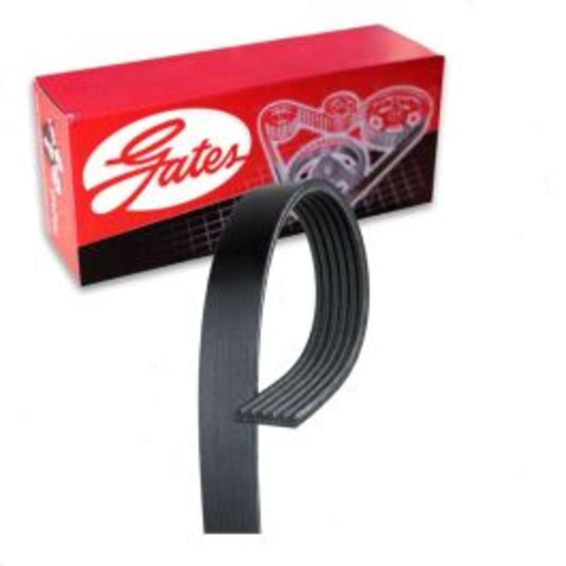 Gates Micro-V Water Pump AC Serpentine Belt for 1990-1993 Ford Mustang 2.3L L4