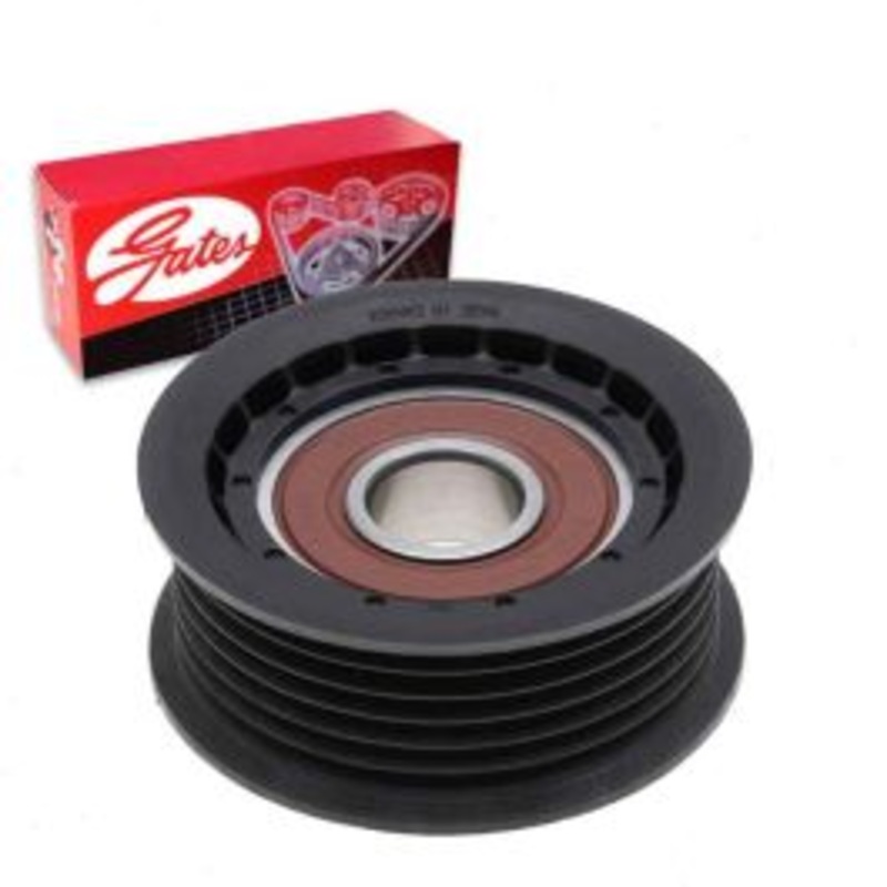 Gates DriveAlign Drive Belt Idler Pulley for 1998-2000 Mercedes-Benz C280 2.8L L6 V6