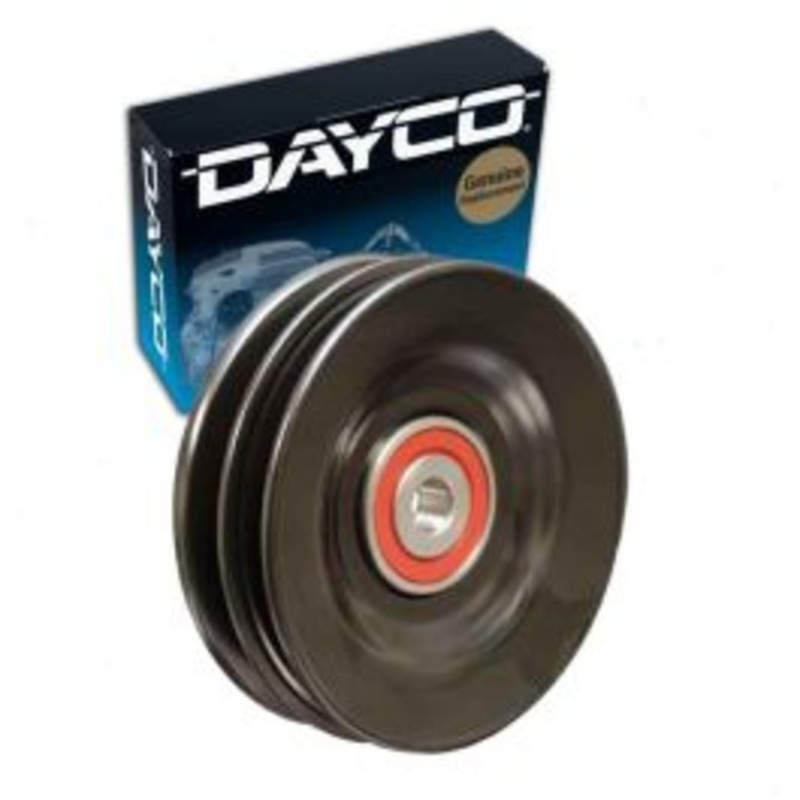 Dayco Alternator Drive Belt Idler Pulley for 1985-1991 Dodge D150 3.9L 5.2L 5.9L V6 V8