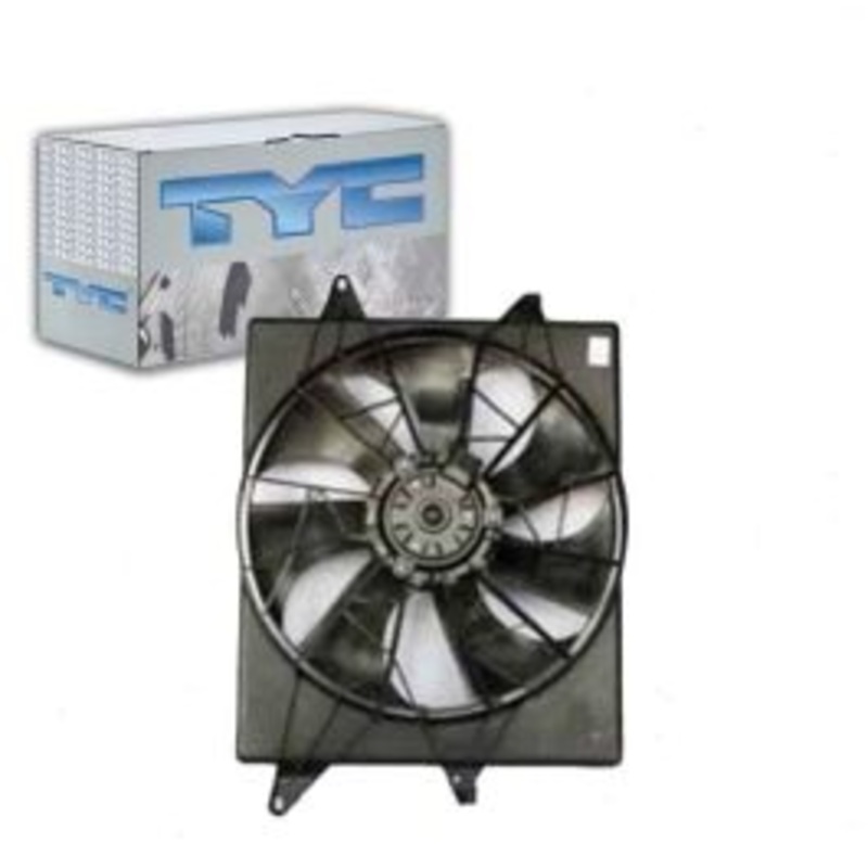 TYC Dual Radiator & Condenser Fan Assembly for 1994-1997 Mercury Cougar 4.6L V8