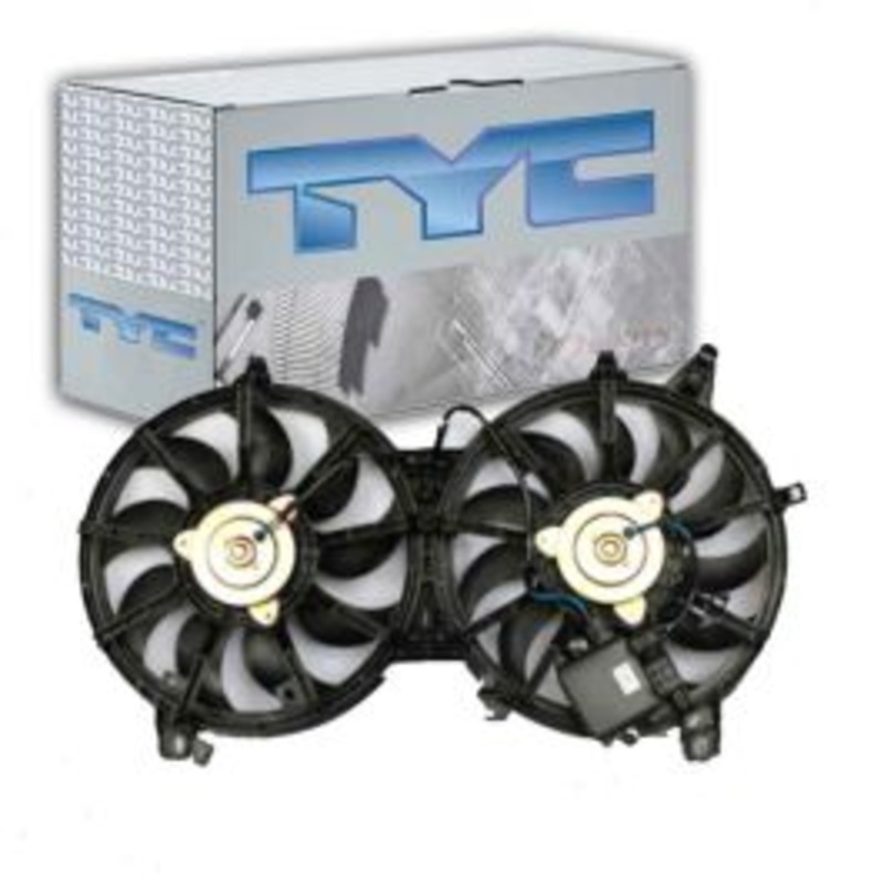 TYC Dual Radiator & Condenser Fan Assembly for 2012-2013 Infiniti M35h