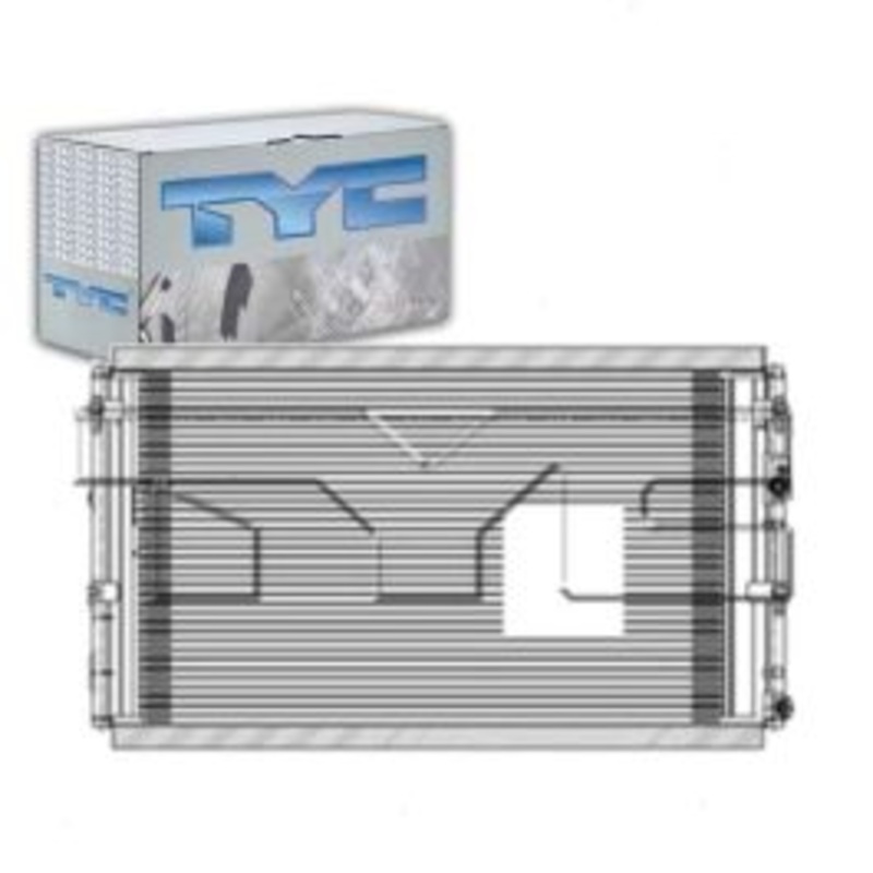 TYC AC Condenser for 2015-2016 Ford Mustang 2.3L L4