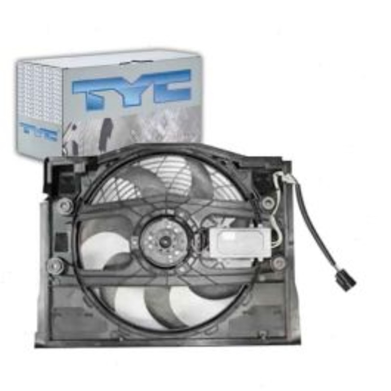 TYC AC Condenser Fan Assembly for 2001-2005 BMW 330xi