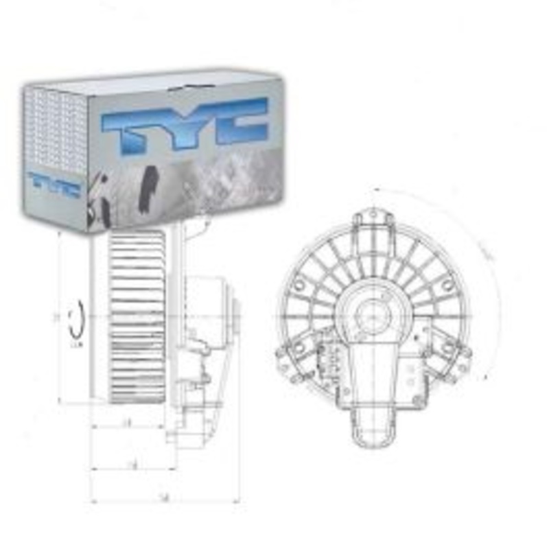 TYC Front HVAC Blower Motor for 2010-2016 Toyota Venza