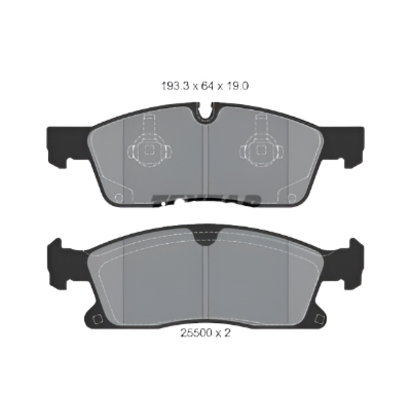 Front Brake Pad A0074208120 2519201 P050108 Compatible With MERCEDES-BENZ GL-CLASS X166 & GLE W166 & GLS X166